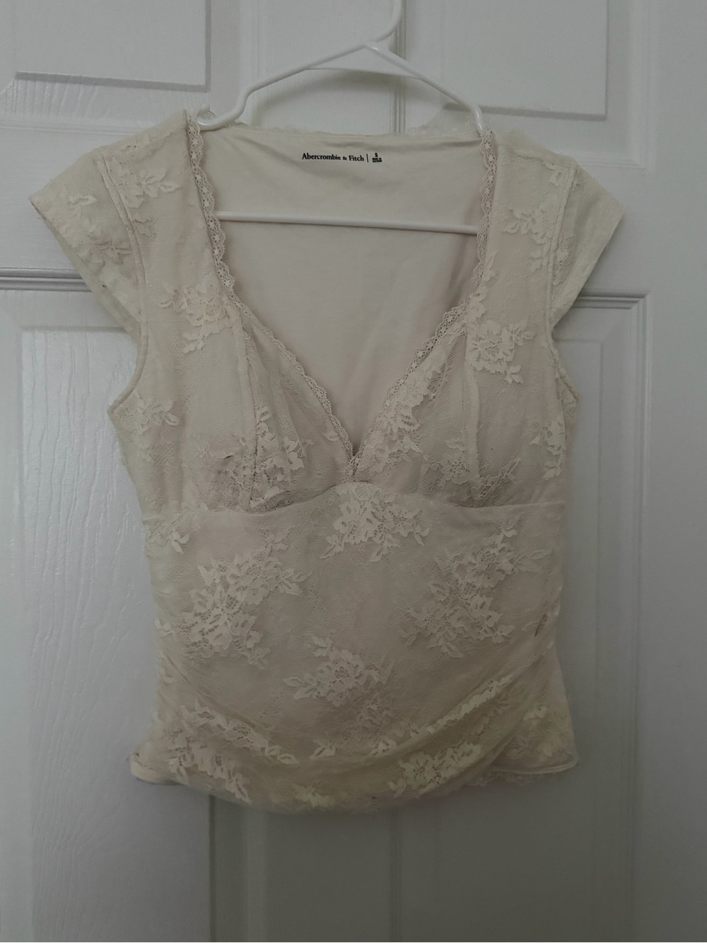 Abercrombie - Bra Free Collection - White - Lace - Small